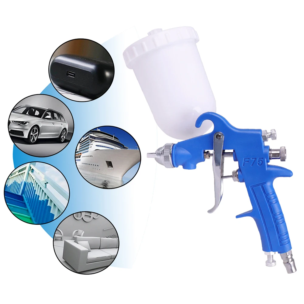 1.8mm ugello 400ML pistola a spruzzo pneumatica professionale lega Spray vernice atomizzatore strumento pistola a spruzzo portatile pistola pneumatica per auto