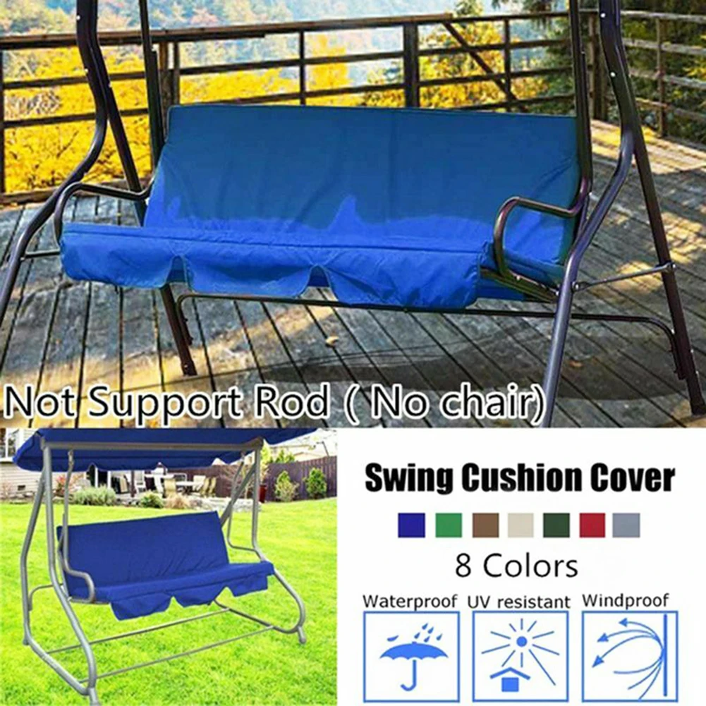 Swing Cover Chair Waterproof Cushion Patio Garden Yard Outdoor Seat Replacement Outdoor Garden Umbrella Sun Block Swing Cover