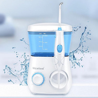 Nicefeel Hydro Jet Oral Irrigator Water Flosser Dental Jet Teeth Cleaner Hydro Jet With 600ml Water Tank & 7 Nozzle and 1 brush