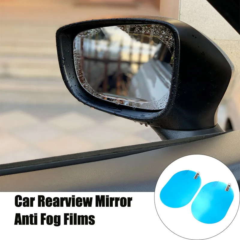 2Pcs Car rearview mirror waterproof anti-fog film For LINCOLN MKZ MKX MKT Continental Nautilus Navigator Aviator