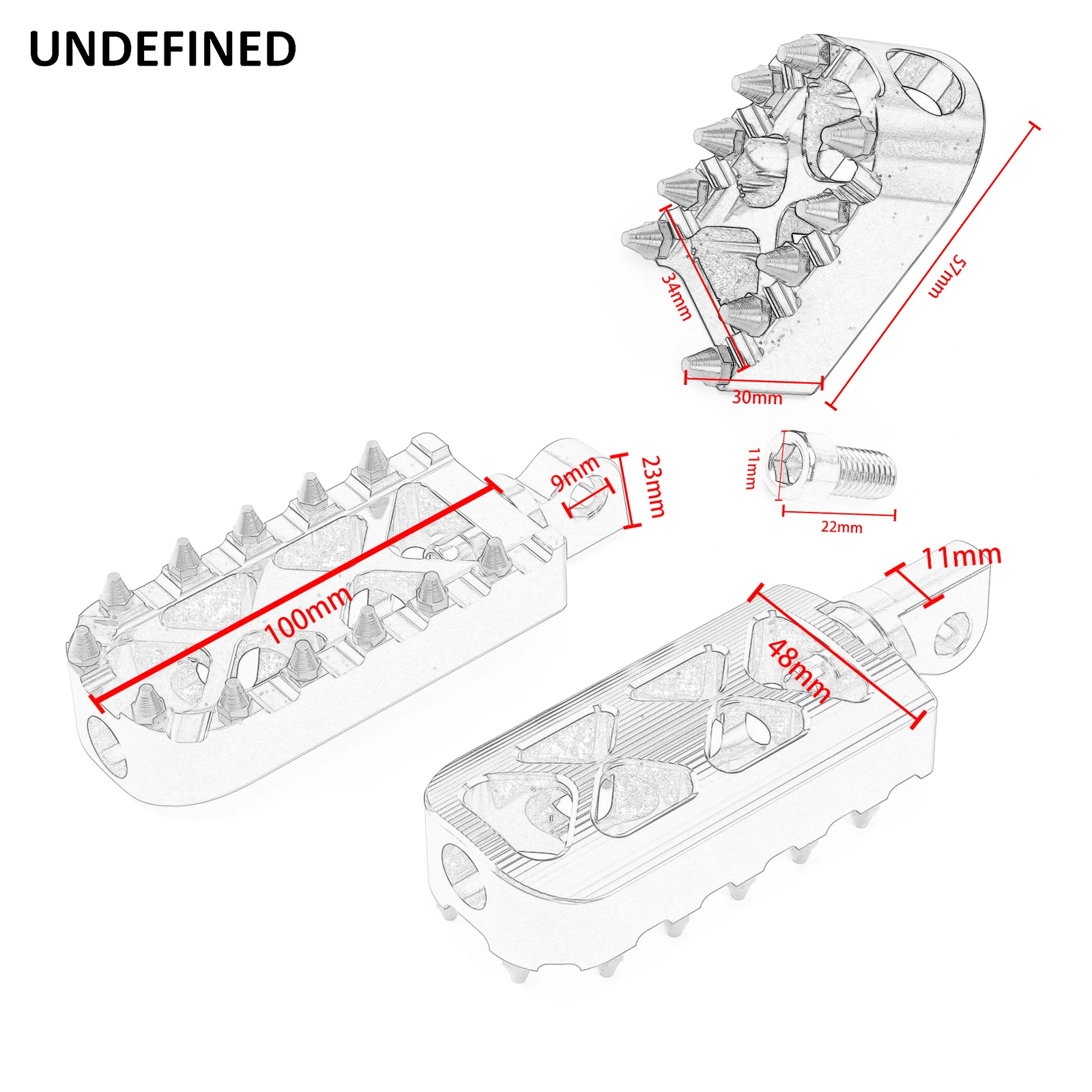 For Harley Sportster 883 XL Dyna Fat Street Bob Softail Fat Boy MX Foot Pegs Footrest Gear Toe Shift Brake Pedals Shifter Pegs