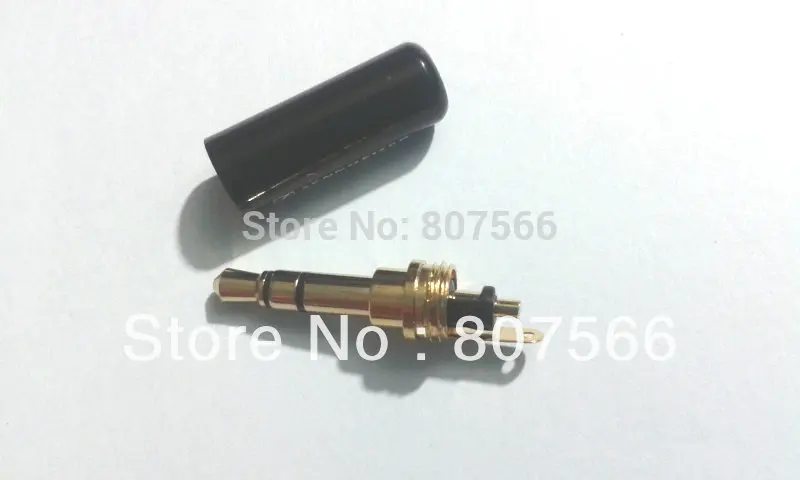 20pcs high quality Copper Gold Plated 3.5mm Male Stereo Mini Jack Plug soldering New