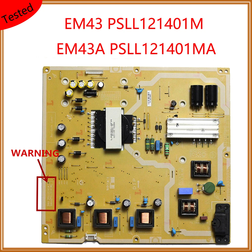 

EM43 PSLL121401M EM43A PSLL121401MA Original Power Supply TV Power Card Original Equipment Power Support Board For TV