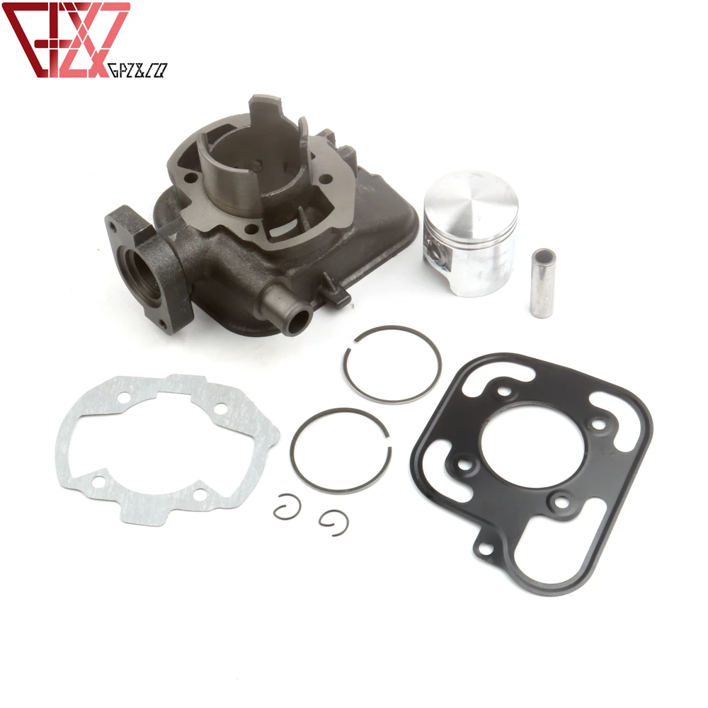 70cc duża pojemność zestaw siłowników i głowicy cylindrów do Peugeot Jetforce c-tech 50 Ludix 2 Blaster Speedfight 3 50cc LC 47mm/12mm