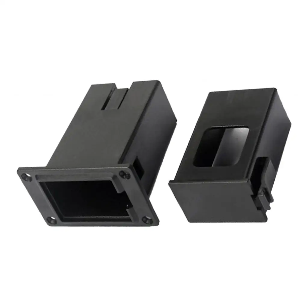 9V Battery Box, Plastic Battery Storage Box For Guitar 56.5x50x31mm