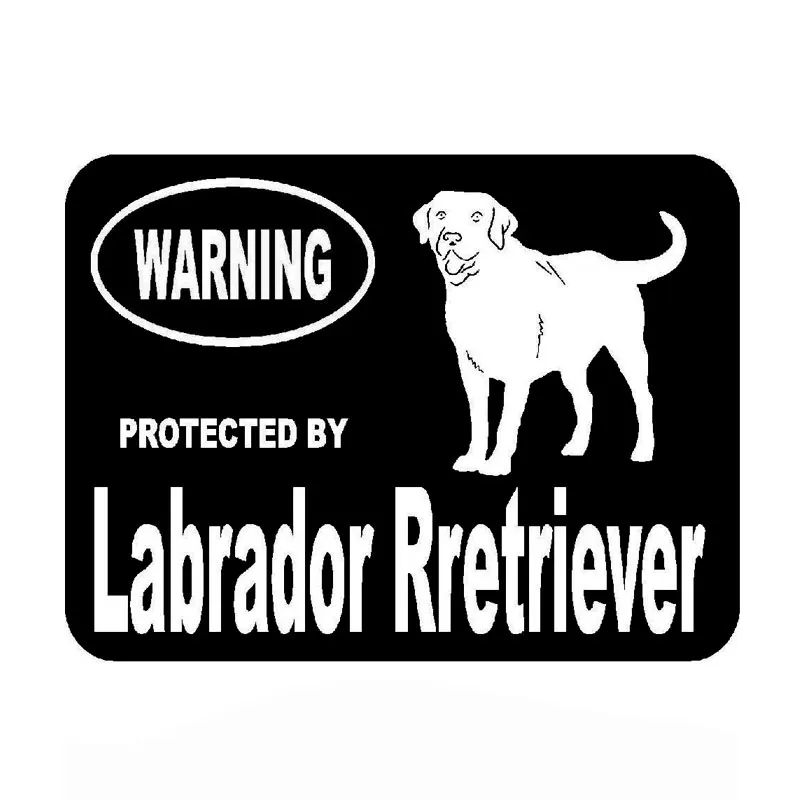 Lifelike Car Sticker Protected By Labrador Rretriever Car Sticker Covering The Body Vinyl Decals Accessories Pvc 14cm X 10cm