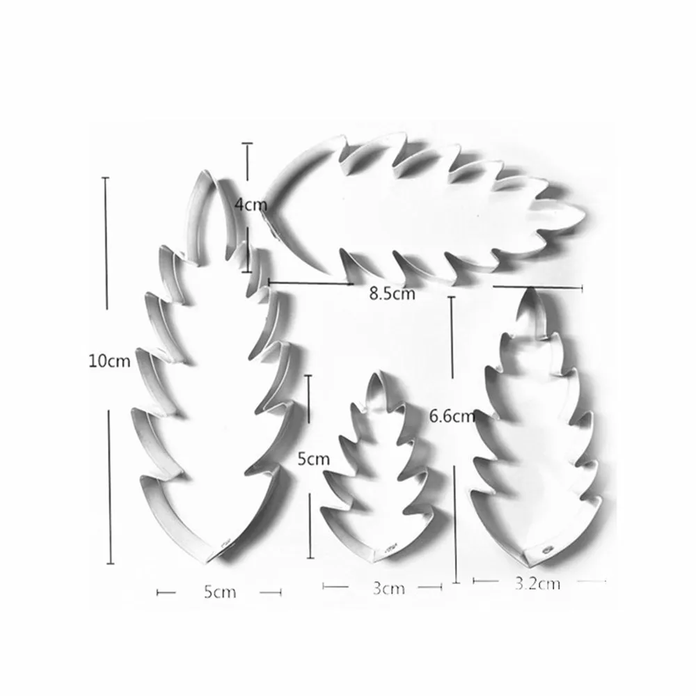 Ferm leaf  fondant sugar flower cutters baking cake decorations Polymer Clay Cold Porcelain gumpaste tools