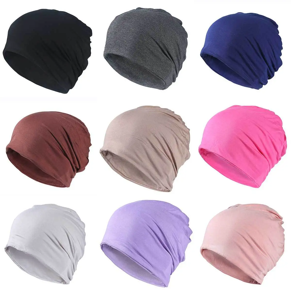 

New Modal Material Beanies Hat Thin Cotton Women Man Non-Allergic Hats Spring Summer Casual Skull Cap