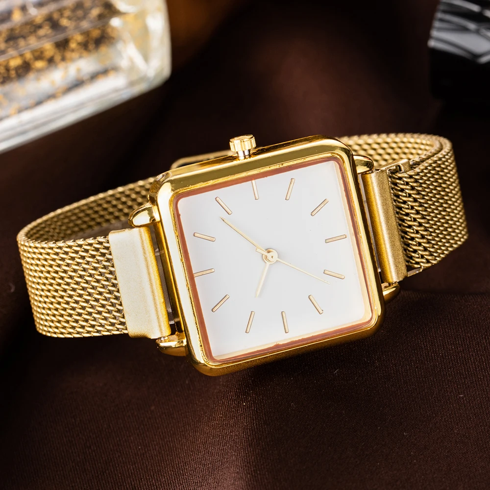 Gold Uhr Frauen Uhr Armbänder Platz Weibliche Uhren Mode Damen Sport Kleid Armbanduhr Wasserdichte Metall Uhr Für Frauen