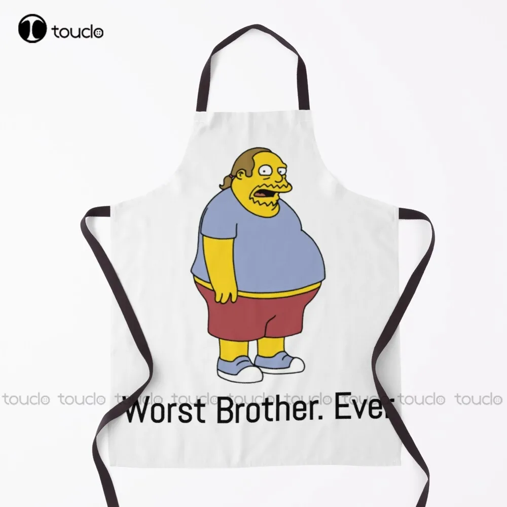 New Worst Brother Ever! (Comic Book Guy) Apron Cooking Aprons For Men Unisex