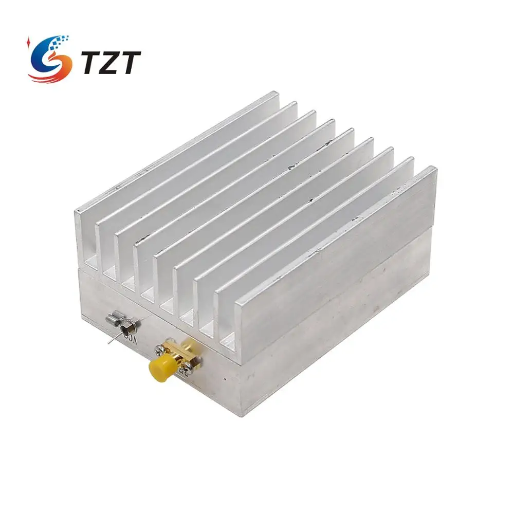 TZT DTMB amplificador lineal RF para TV Digital, amplificador de potencia RF de 50-1100MHz, Clase A, 4W, 36dBm, con disipador térmico