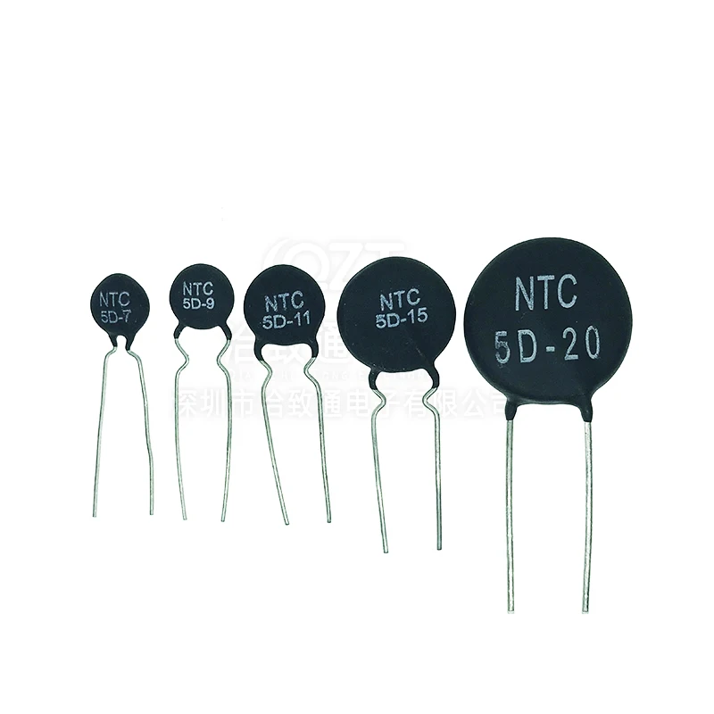 10pcs NTC 2.5D 3D 10D-9 10D-11 10D-13 10D-15 10D-20 10D-25 47D-15 Thermistor 5D-7 5D-9 5D-11 5D-15 5D-20 8D-20 Thermal Resistor