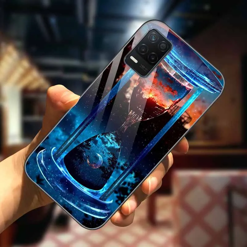 حافظة من الزجاج المُقوّى لـ realme 8 5g pro ، غطاء واقي فاخر ، موضة ، لـ oppo realme 8pro #3