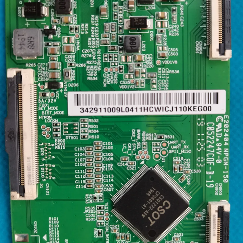 Bom teste placa lógica ST5461D13-2-C-3 34.29110.09l T-CON placa lvds para 55 polegada tv L55M5-ES L55M5-RK L55M5-EX ect.