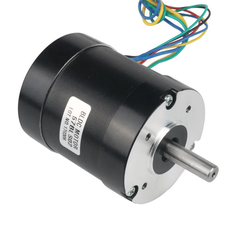 Imagem -02 - Motor sem Escova da C.c. 3-fase sem Escova Salão Bldc Motor com Motorista Bld300b 57bls02 Dc36v 4000rpm 92w 0.22n. m 3.6a