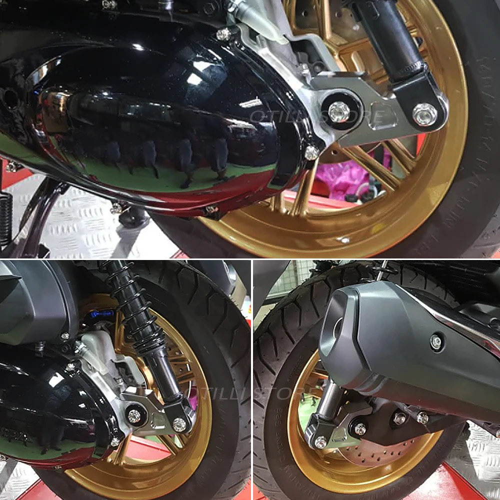 Mới Sửa Đổi Hạ Liên Kết 25MM Phía Sau Tải Treo Máy Chống Sốc Va Đập Xe Máy Dành Cho Xe HONDA FORZA300 FORZA-300