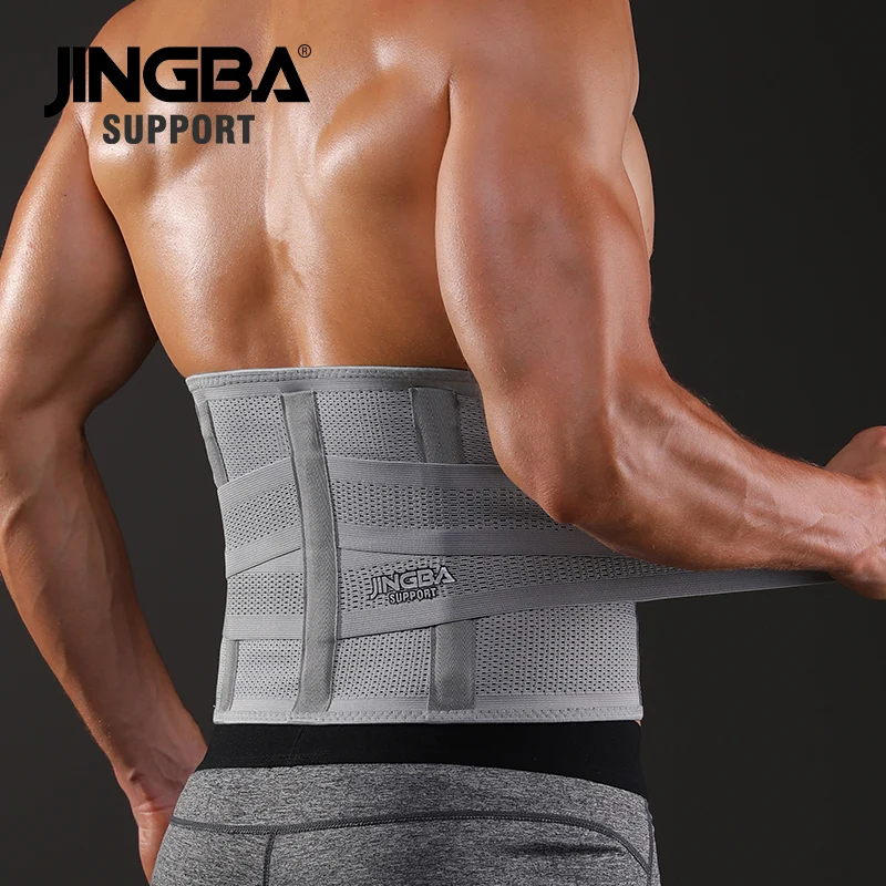 JINGBA SUPPORT Women Fitness Corset Slimming Sweat Belt Waist Trainer Men Back Support Waist Protection