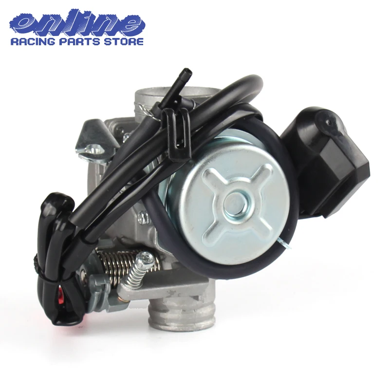 PD24J 24mm carb Electric Carburetor for Gy6 100cc 125cc 150cc 200cc Engine motorcycle ATV Go Kart Moped and Scooter dirrt bike