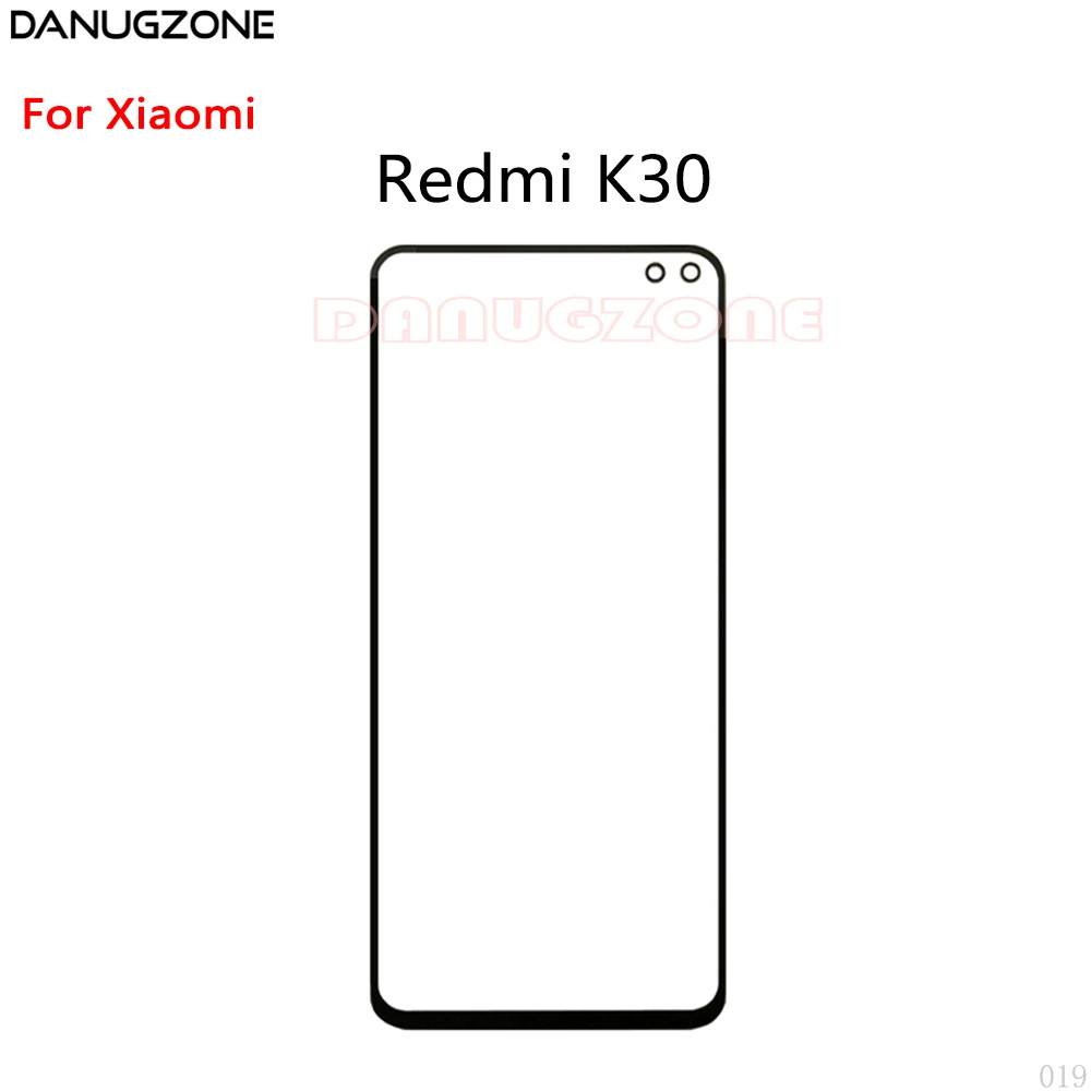 Touch Screen Front Glass Lens For Xiaomi Redmi K30 / K30 PRO LCD Display Front Glass Lens Panel