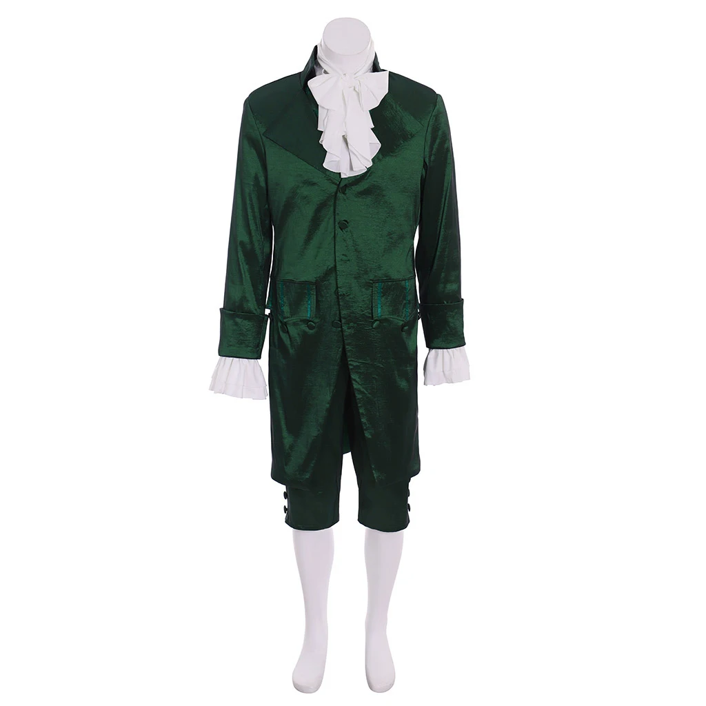 

Cosplaydiy Colonial Hamilton Military Green Cosplay Costume Musical Hamilton Lin Manuel Miranda Hamilton Cosplay Suit L320