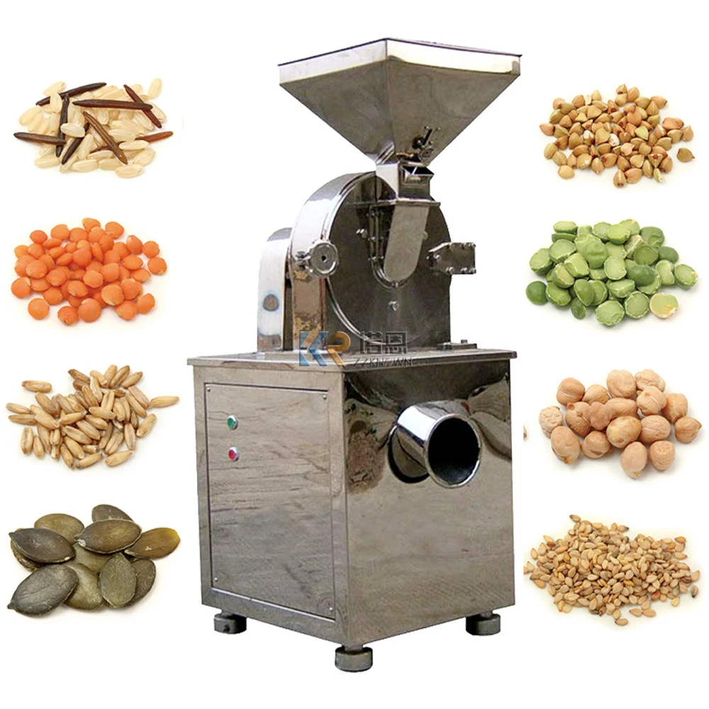 Commercial Flour Mill Machine Used for Rice Corn Grain Cereal Grinder Flour Crushing Machine for Sale