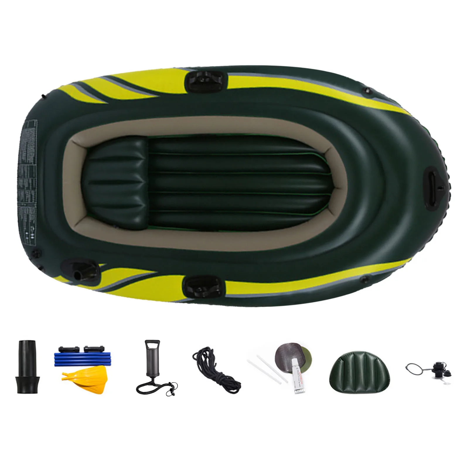 New Thickened 2 People Iatable Boat Kayak Canoe Fishing Boat With DoublePortable Pvc Kayak For Adults Fishing