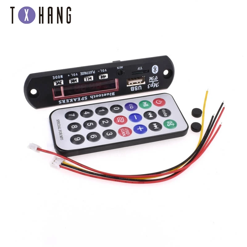 Wireless Bluetooth 12V MP3 WMA Decoder Board Audio Module USB TF Radio For Car image 6