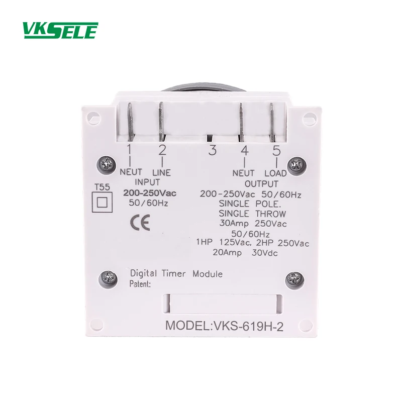 VKS-619H-2 TM619H-2 16A 30A 12V 24V 110V 220V Mikrocomputer timer control schalter relais