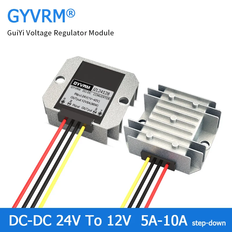 GYVRM DCDC Converter 24V To 12V 5A 8A 10A Buck Step Down Converter Module 24Volt to 5Volt Step Down Voltage Converter Buck Power