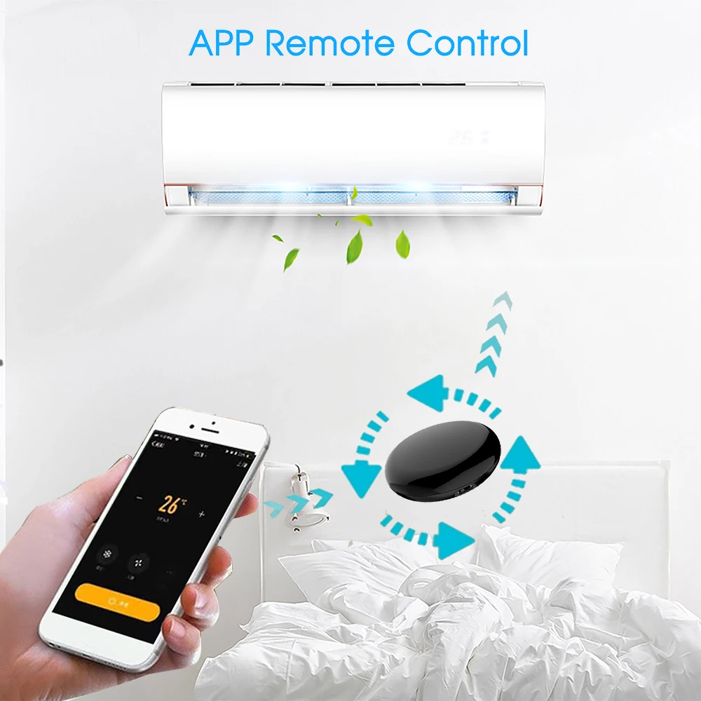 Alexa WiFi Universal ir Remote Controller,Tuya Smart APP Wireless Control,Blaster Infrared for TV Box/air Condition/Google Home
