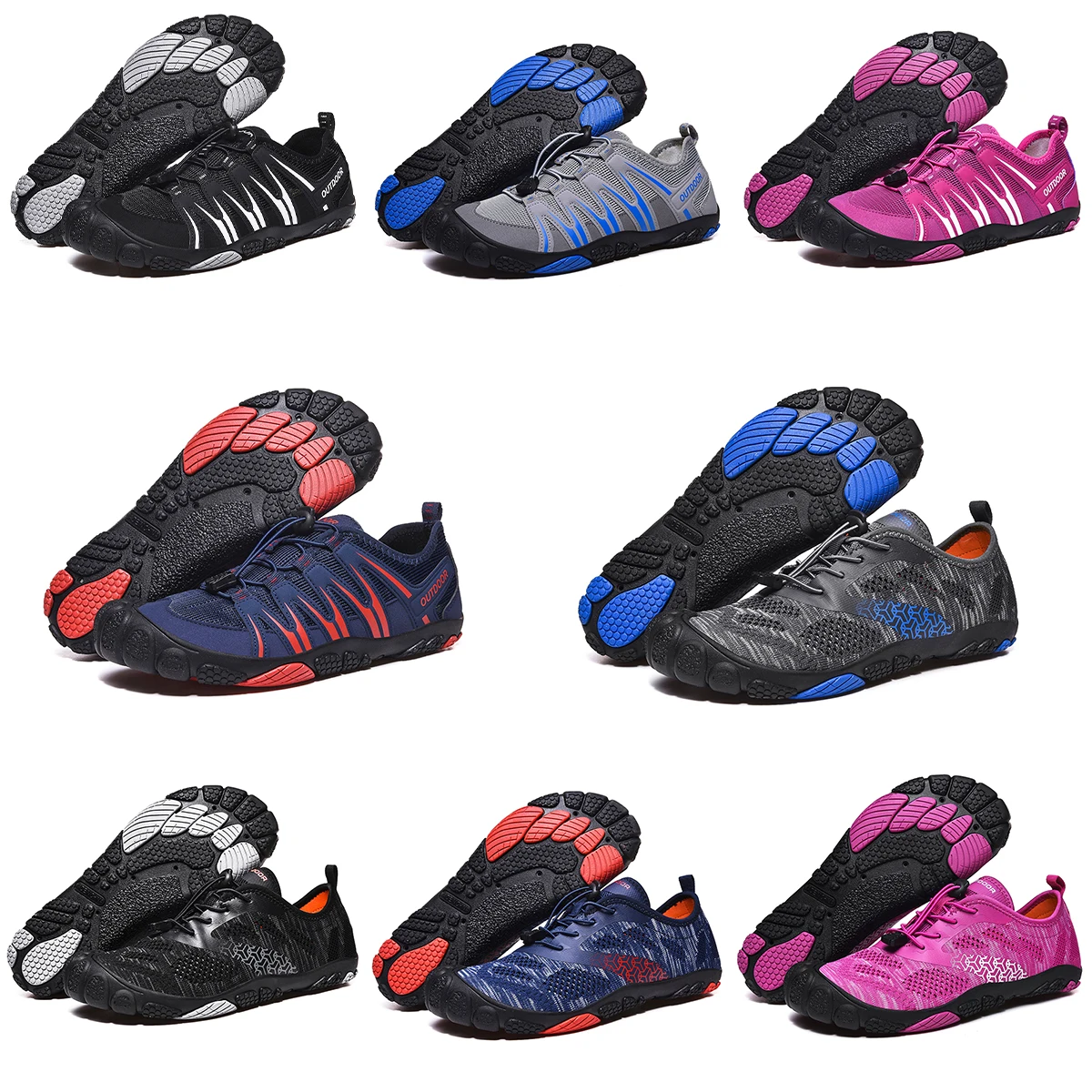 

Water Shoes Men Sneakers Barefoot Outdoor Beach Sandals Upstream Aqua Shoes Quick-Dry River Sea Diving Swimming Big Size 36-46