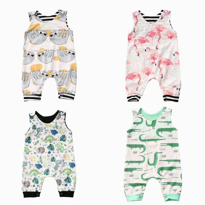 Cartoon Cotton Baby Romper 1