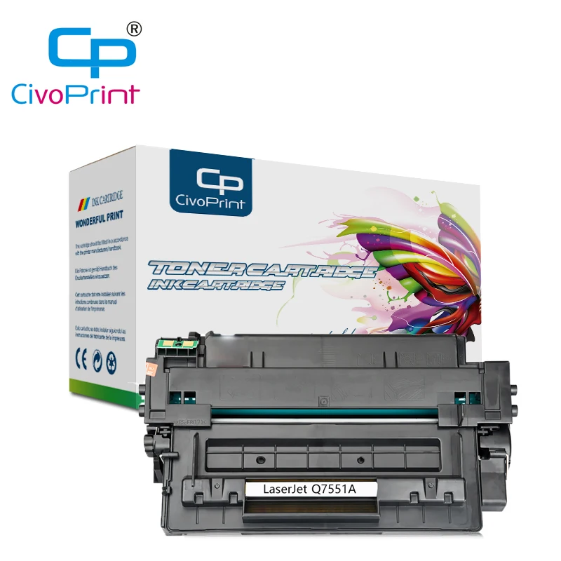 

Civoprint Compatible Toner Cartridge Q7551A 7551 Replacement For HP LaserJet P3005 P3005D P3005N P3005DN P3005X P3004 P3004N