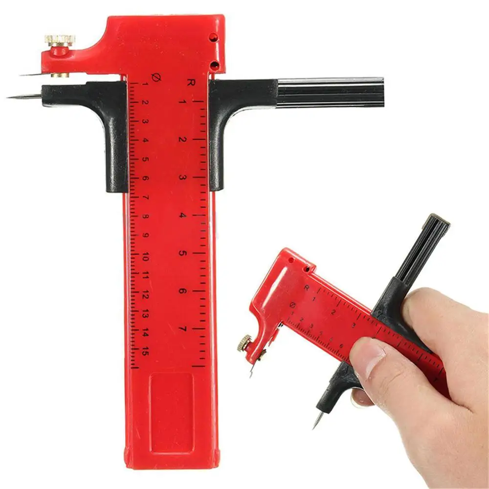 Rotary Compass Circle Cutter Paper Cardboard Rubber Vinyl Leather Art Craft Tool