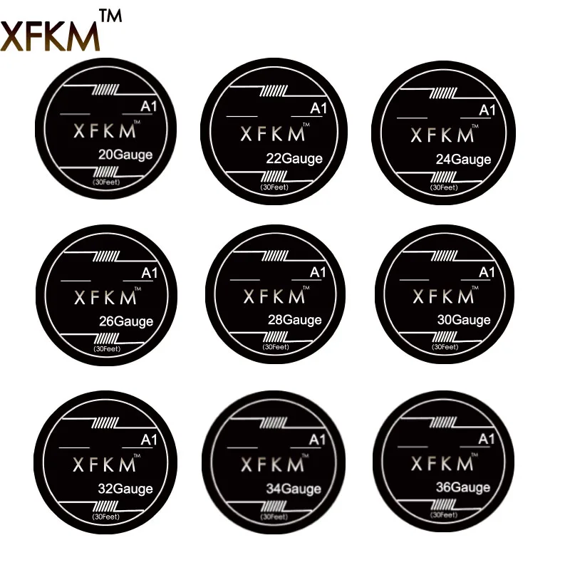 XFKM di alta qualità 10 m/rotolo A1 NI80 filo di resistenza filo per rda ratto riscaldamento fili strumenti bobina fai da te