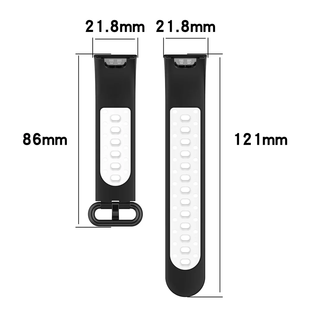 For Xiaomi Redmi Watch 2 Lite Dual Color Silicone Strap Replacement Watchband For Redmi Watch 2 Bracelet Belt