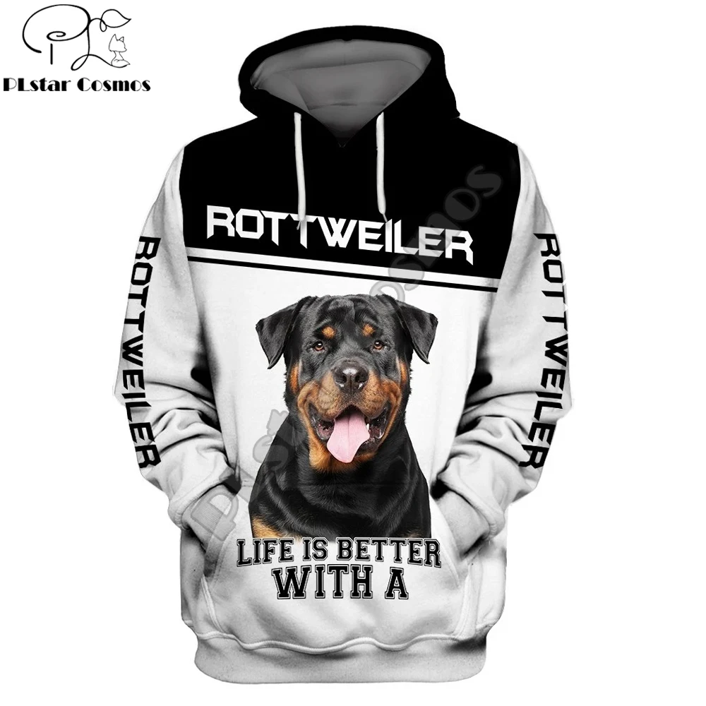 

Love Rottweiler Dog 3D Printing Fashion Mens Hoodie Streetwear Pullover Autumn Sweatshirt Unisex Casual Jacket Tracksuit DW679
