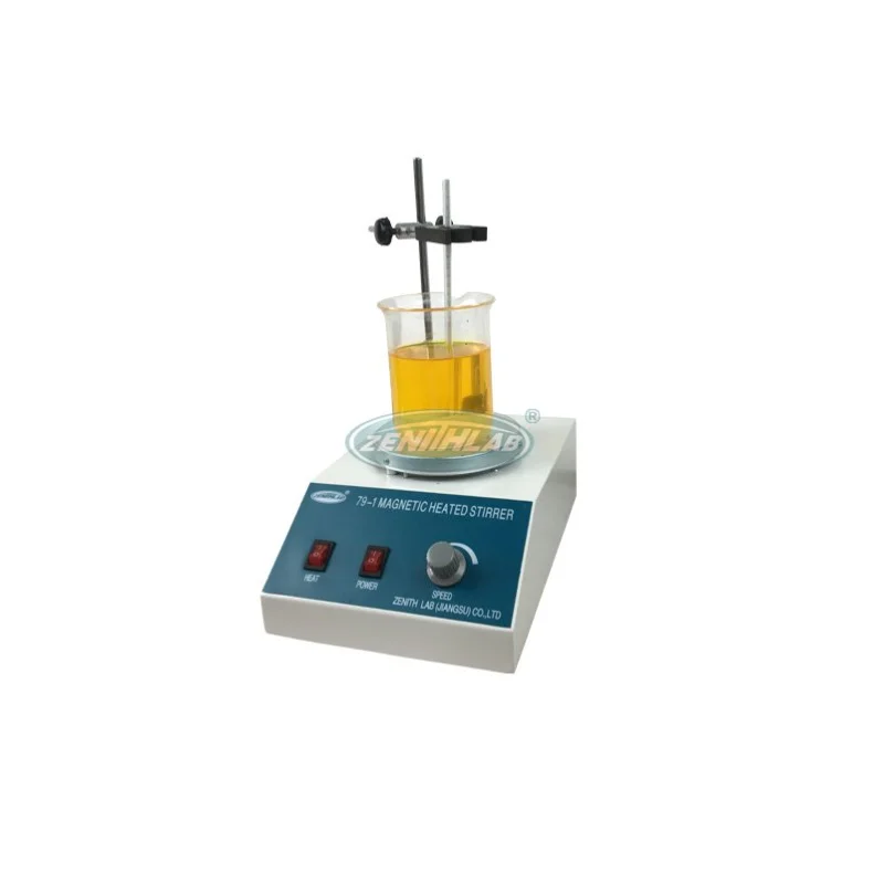 New Laboratory Hot Magnetic Stirrer Machine With Stir Bar 79-1 Max Stirring Capacity 1000ml Dual Control Magnetic Mixer 110/220V