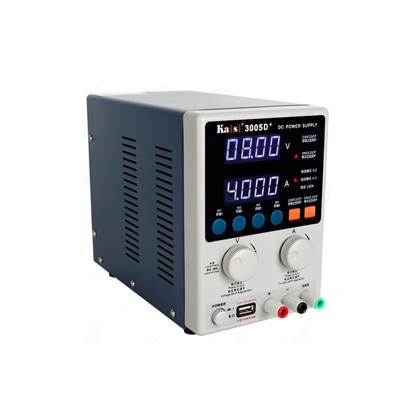 30V 5A CNC DC Power Supply 4 Bits Adjustable Digital Display Phone Repair Voltage Regulator Laboratory Power Supply K-3005D+