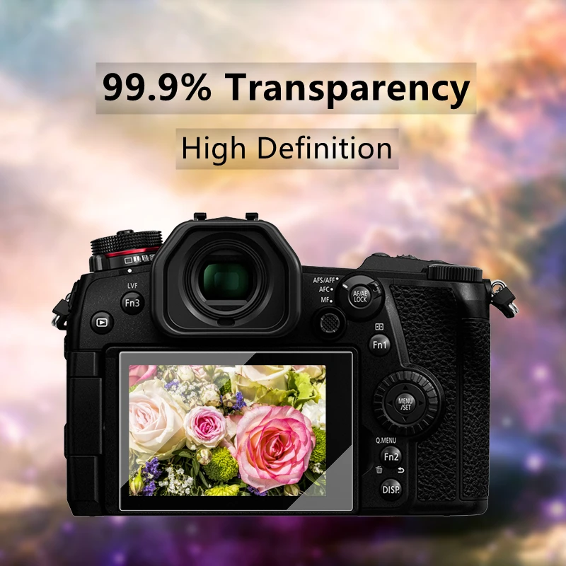 2PCS S5 S5M2 Camera Glass Tempered Glass Ultra Thin Screen Protector for Panasonic LUMIX S5 S5II DC-G9 GX9 GX7III DC-S1H Camera