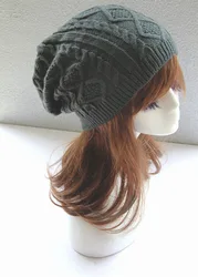 Hot New Product Winter Women's Knitted Hat Beanie Women's Autumn Warm Skull Hat