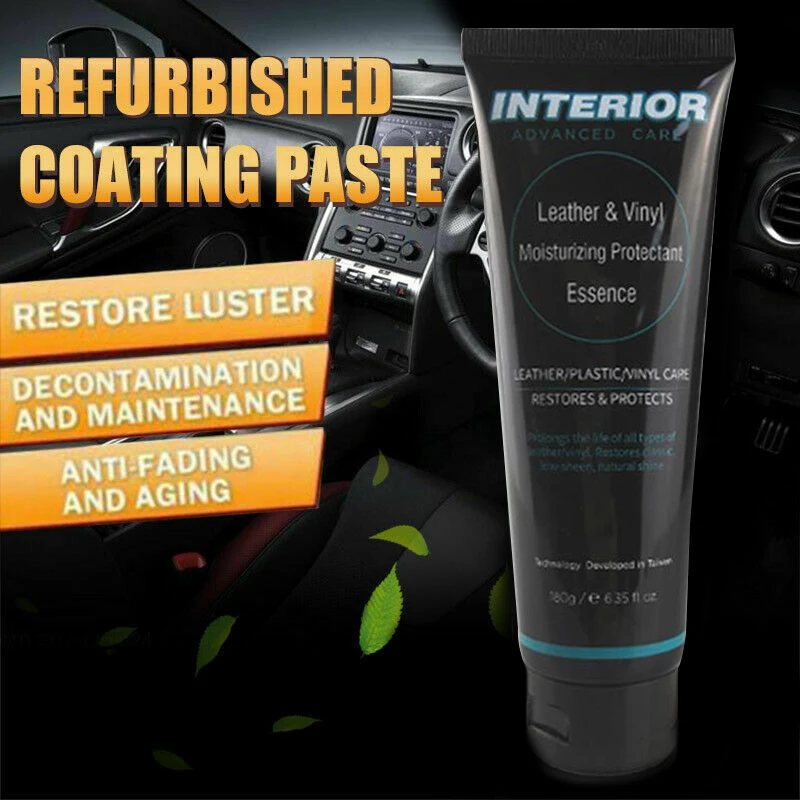 Auto Leather Refresh Coating Paste Maintenance Agent Restore Luster Cleaner Car Care Products CSL88