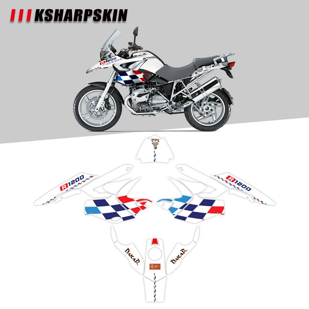 Motorcycle  full body sticker Scratch Resistant Waterproof Protector Decals Fit For BMW R1200GS 2004-2007 r 1200gs r 1200gs