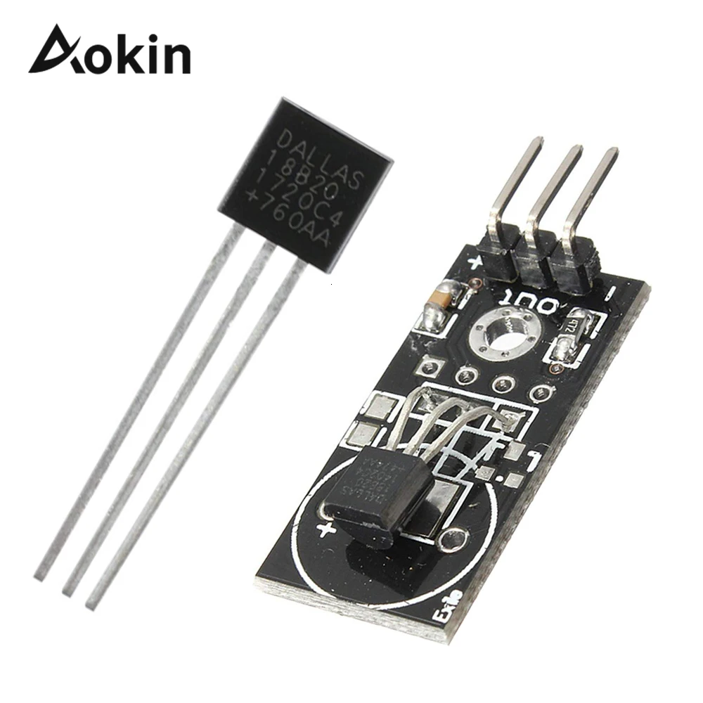 18b20 Ds18b20 To-92 3 Pins Wire Digital Thermometer Temperature Ic Sensor Diy Electronic Ds18b20 Single-bus Digital Sensor