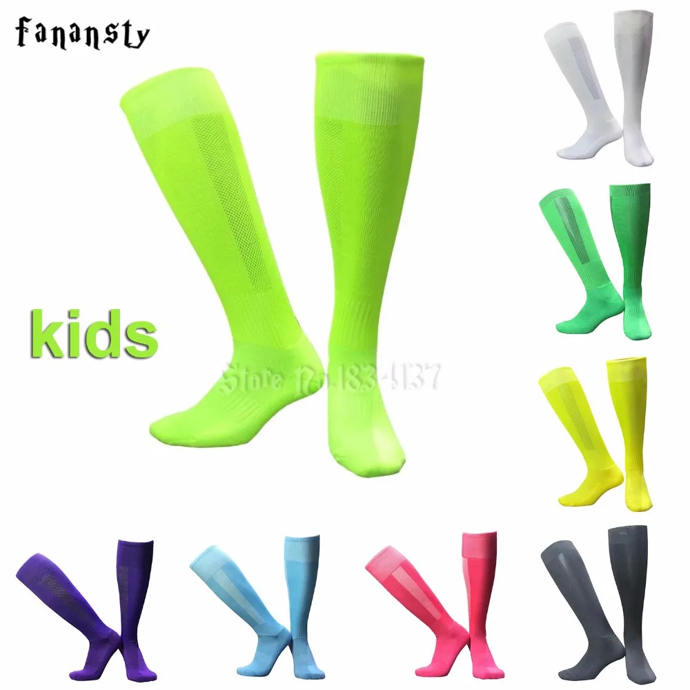 Kids Sports Socks Boys Knee Legging Stockings Soccer Baseball Football Over Knee Ankle Girls Socks 1 pair Hot Sale Dropshipping