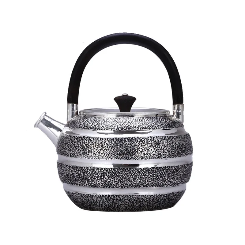 

Teapot, stainless steel teapot, silver teapot, iron teapot, hot water teapot, teapot 700 ml water, tea bowl, kung fu tea set.