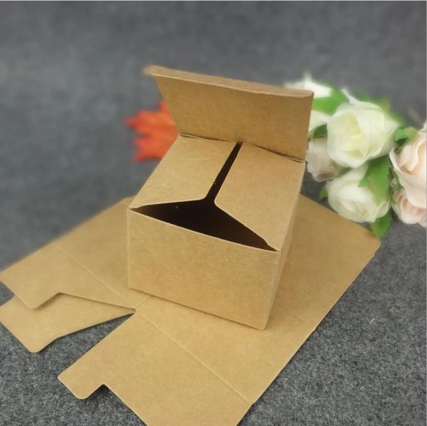 10pcs Flat Type 350gsm Papercard Kraft Box For Masks/postcards/photos/envelope/phone case Packaging Paper Box