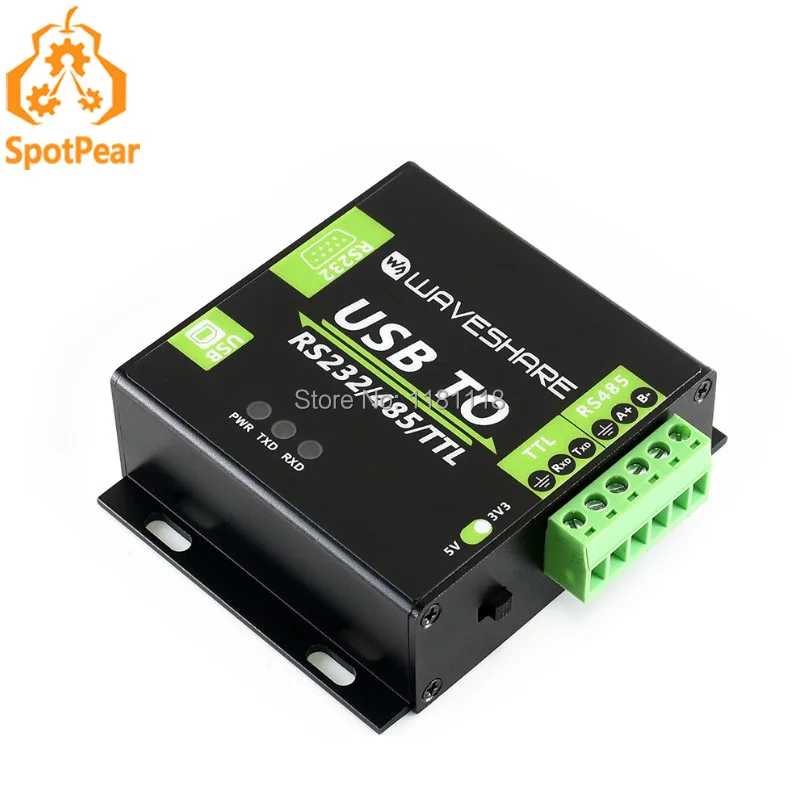 Izolacja przemysłowa konwerter USB na RS232/485/interfejs TTL FT232RL/CH343G