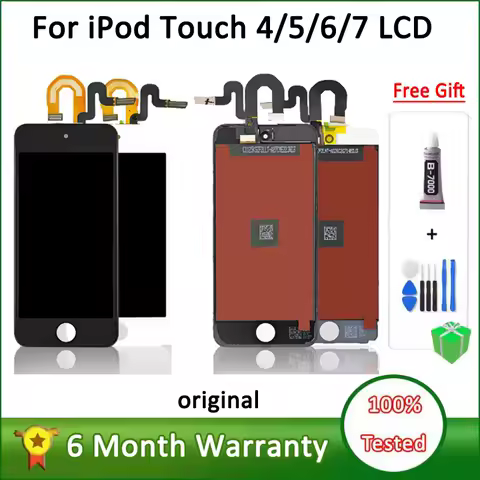 LCD For iPod Touch 4 5 6 7 LCD Display with Digitizer Assembly For iPod LCD Touch 4th 5th 6th 7th complete LCD Screen