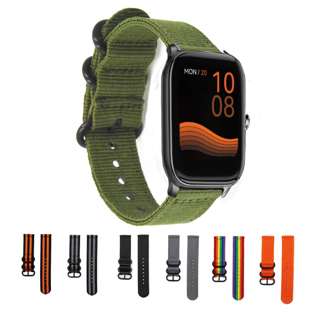 Cinturino cinturino in Nylon per hay485 GST Smart Watch uomo donna cinturino 22mm cinturino di ricambio per hay485 LS05S/LS04 cintura sportiva